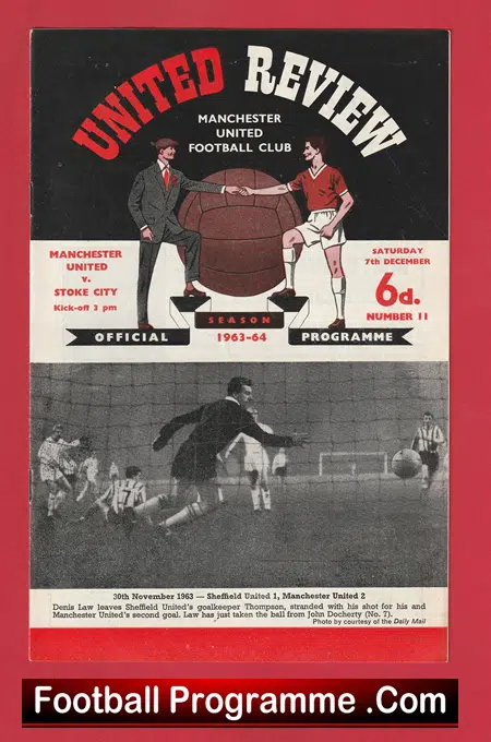 Manchester United v Stoke City 1963 - Man Utd 63 - Image 2