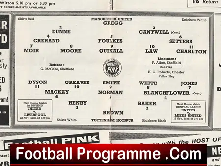 Manchester United v Tottenham 1963 - Man Utd 63 - Image 3