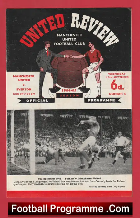 Manchester United v Everton 1964 - Man Utd 64 - Image 2