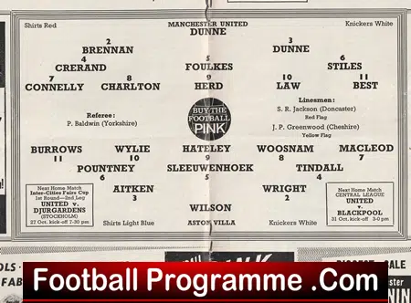 Manchester United v Aston Villa 1964 - Man Utd 64 - Image 3