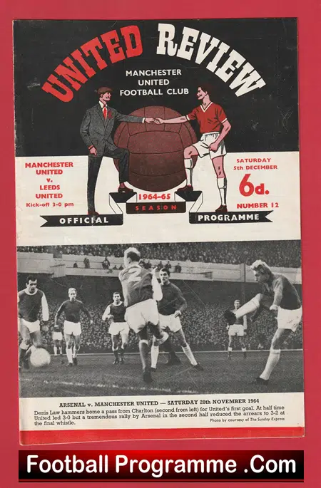 Manchester United v Leeds United 1964 - Man Utd 64 - Image 2