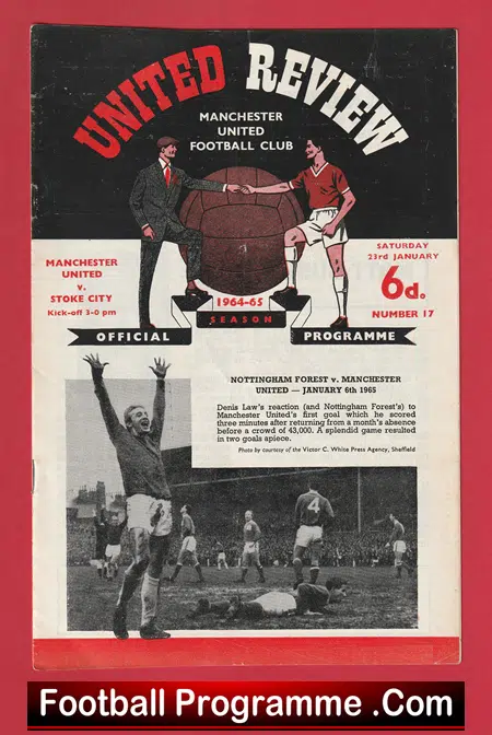 Manchester United v Stoke City 1965 - Man Utd 65 - Image 2
