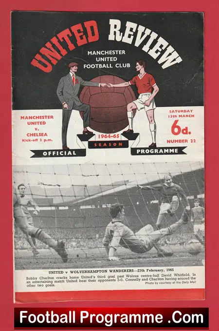 Manchester United v Chelsea 1965 - Man Utd 65 - Image 2