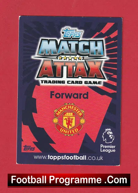Manchester United Marcus Rashford Autographed Signed Football Card - Image 3