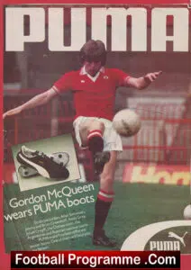 Manchester United Gordon McQueen Autograph Signed Picture Man Utd