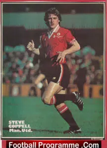 Manchester United Steve Coppell Autograph Signed Picture Man Utd