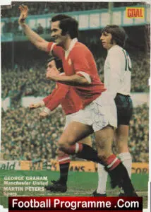 Manchester United George Graham Autograph Signed Picture Man Utd