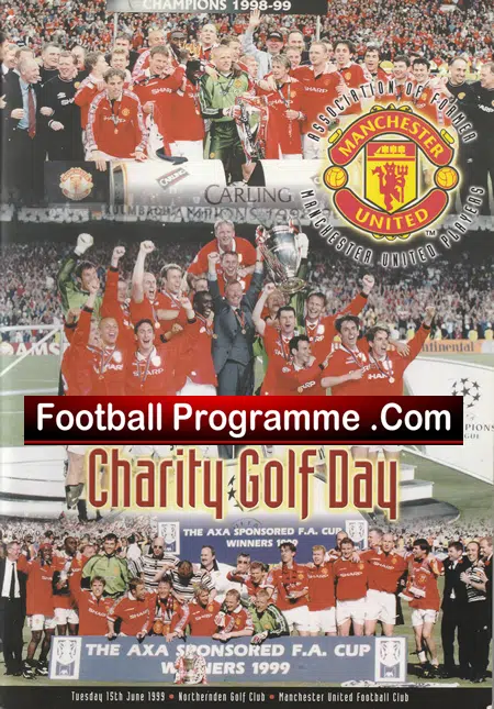 Manchester United Charity Golf Day 1998 - 1999 Treble - Image 2