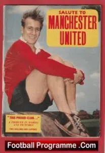 Manchester United – Salute To Man Utd 1958 Football Magazine Bobby Charlton
