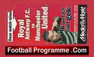 Royal Antwerp v Manchester United 2005 – Football Ticket