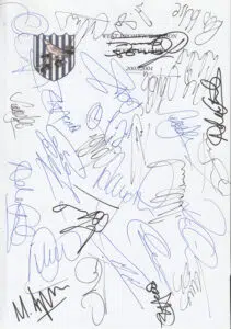 West Bromwich Albion Football Club Multi Autographed Signed 2003 – 20004