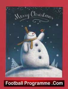 Glasgow Rangers Multi Signed Autographed Christmas Card 2023