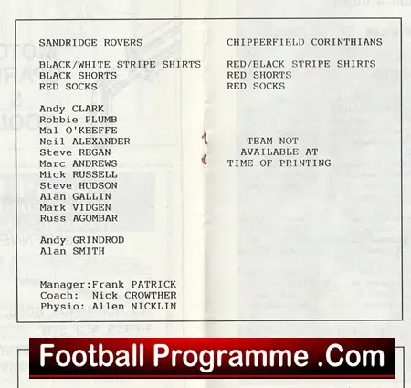 Sandridge Rovers v Chipperfield Corinthians 1994 - Image 3