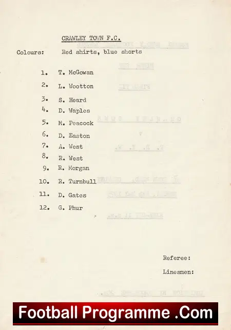 Crawley Town v TBYN 1975 - at Town Mead - Image 3