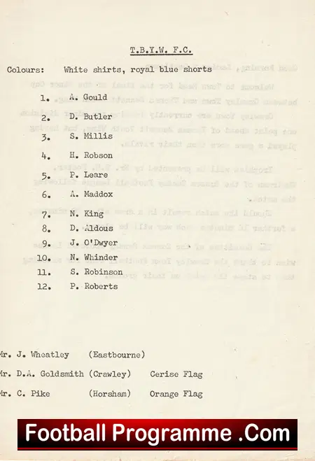 Crawley Town v TBYN 1975 - at Town Mead - Image 2