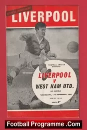 Liverpool v West Ham United 1965