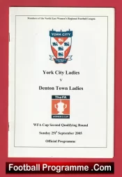 York City Ladies v Denton Town Ladies 2005 – Womens Football