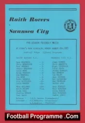 Raith Rovers v Swansea City 1983 – Pre Season Friendly Match