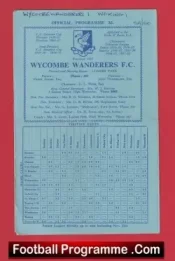 Wycombe Wanderers v Woking 1959