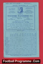 Wycombe Wanderers v Woking 1959