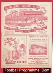Walsall v Workington 1959