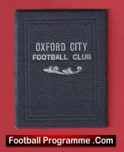 Oxford City Football Club Season Ticket Book 1970 – 1971