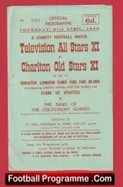 Charlton Old Stars v TV All Stars 1960 – Roy Castle + Maurice Kaufman