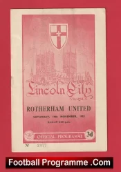 Lincoln City v Rotherham United 1953 – 1950s