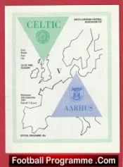 Glasgow Celtic v Aarhus 1983 – European Cup Match Programme
