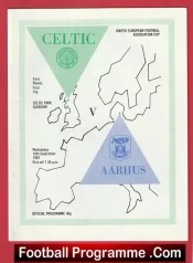 Glasgow Celtic v Aarhus 1983 – European Cup Match Programme