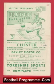 Bradford Park Avenue v Chester 1958