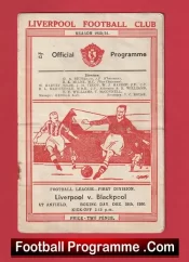 Liverpool v Blackpool 1950 – 1950s