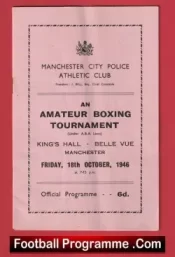 Manchester City Police Boxing Tournament 1946 – Belle Vue Manchester
