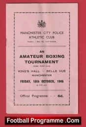 Manchester City Police Boxing Tournament 1946 – Belle Vue Manchester