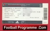 Southampton v Manchester United 2014 – Football Ticket