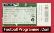 Everton v Manchester United 2014 – Match Ticket