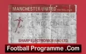 Manchester United v QPR 1989 – FA Cup Match Ticket