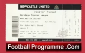 Newcastle United v Manchester United 2011 – Football Ticket