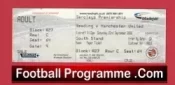 Reading v Manchester United 2006 – Football Ticket