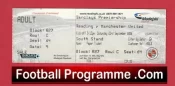 Reading v Manchester United 2006 – Football Ticket