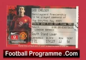 Manchester United v Chelsea 2004 – Football Match Ticket