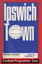 Ipswich Town v Sheffield Wednesday 1969