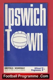 Ipswich Town v Sheffield Wednesday 1969