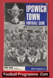 Ipswich Town v West Ham United 1968