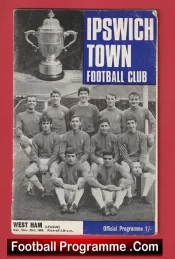 Ipswich Town v West Ham United 1968