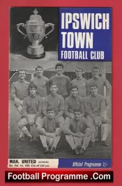 Ipswich Town v Manchester United 1969