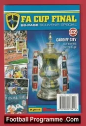 Cardiff City v Portsmouth 2008 – FA Cup Final Souvenir Programme