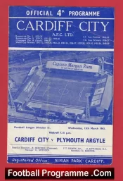 Cardiff City v Plymouth Argyle 1963