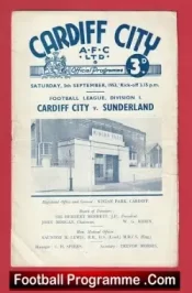 Cardiff City v Sunderland 1953