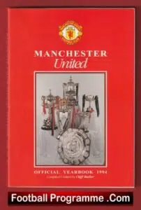 Manchester United Official Yearbook 1993 – 1994